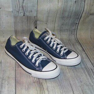 CONVERSE Chuck Taylor All Star OX Navy Blue Sneakers Womens Size 9